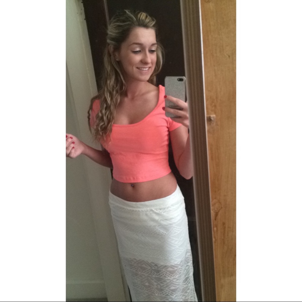 White skirt